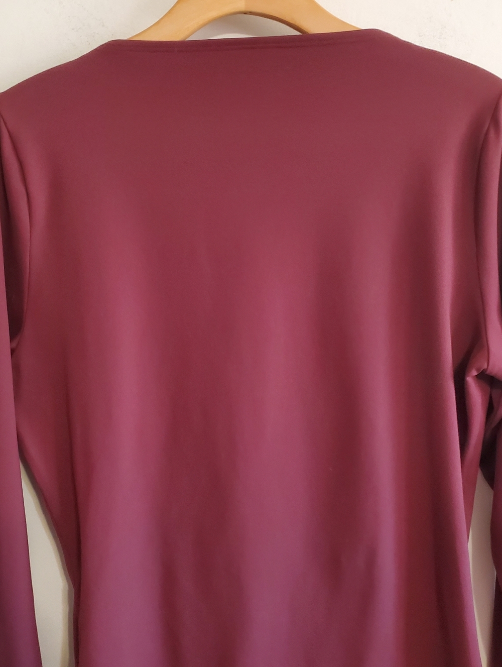 Abercrombie & Fitch Soft A&F Square neck Burgundy ‘corset’ BodySuit Size XL - Picture 6 of 10
